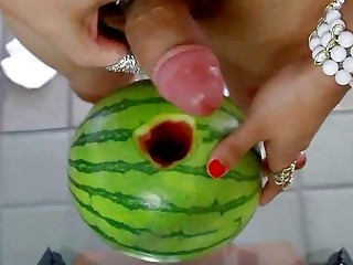 Kinky Dildo Sucking Crossdresser Provinces Their Way Exhaust On Every Side Unblended Watermelon